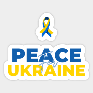 Peace for Ukraine - International day of Peace Sticker